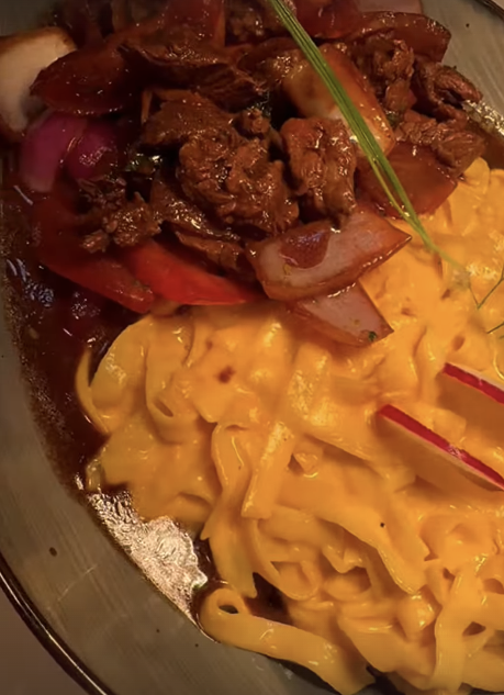 Fetuccini a la Huancaína